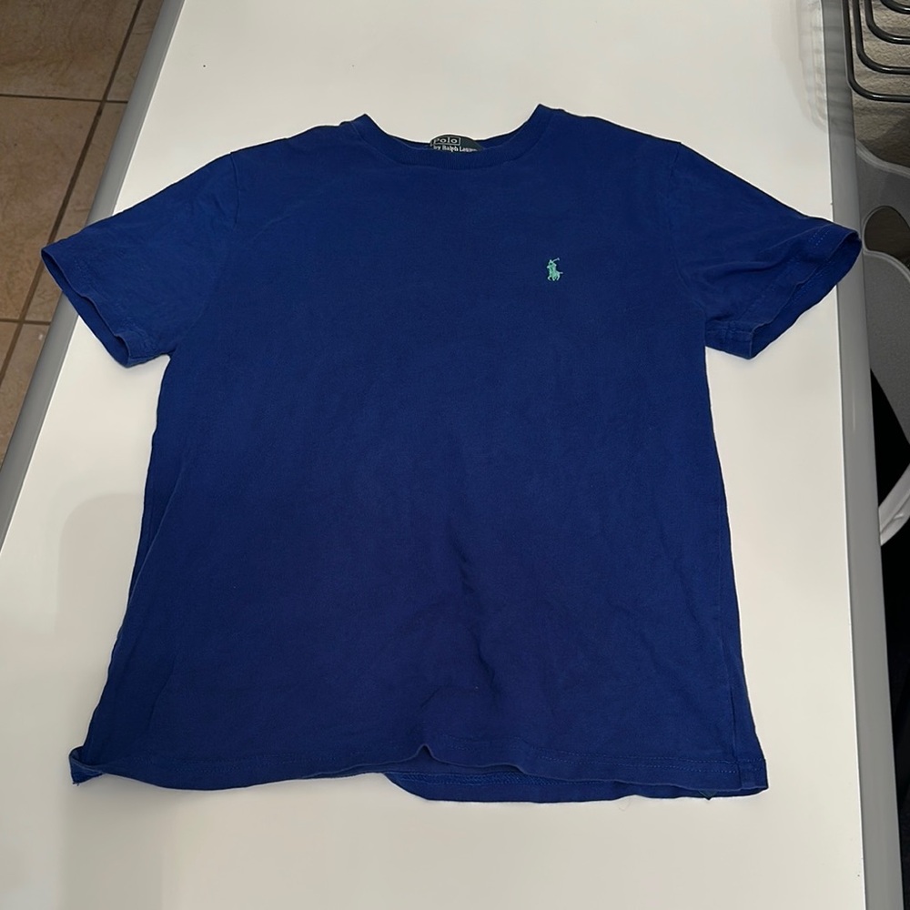 Ralph Lauren Navy Tee with Logo